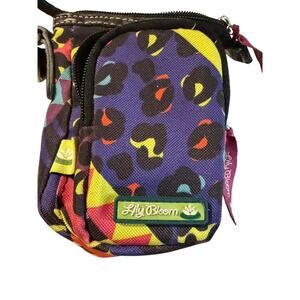 Lily Bloom Mini Crossbody Handbag Multi color Animal Print